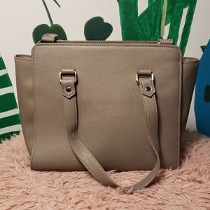 PRINCE & FOX Gray Handbag